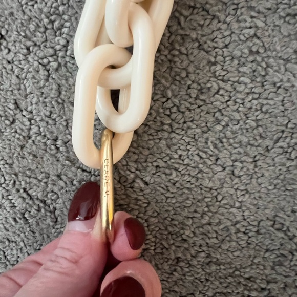 Clare V Shortie Strap in Cream - Picture 2 of 2